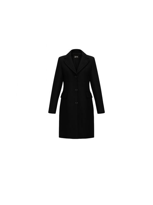 Cappotto Acerbi nero in jersey panno soft EMME MARELLA | ACERBI702/007